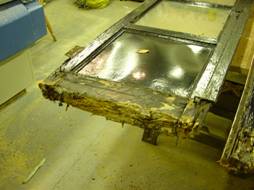 Repair    to bottom rails and stiles of french doors for listed building owned by    Dacorum Borough Council