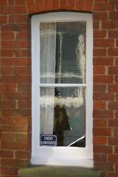 Old Glass in Sash Window