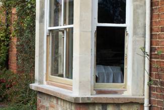 Repairs and draughtproofing to Sash Window Bay