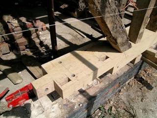 Timber frame barn repair